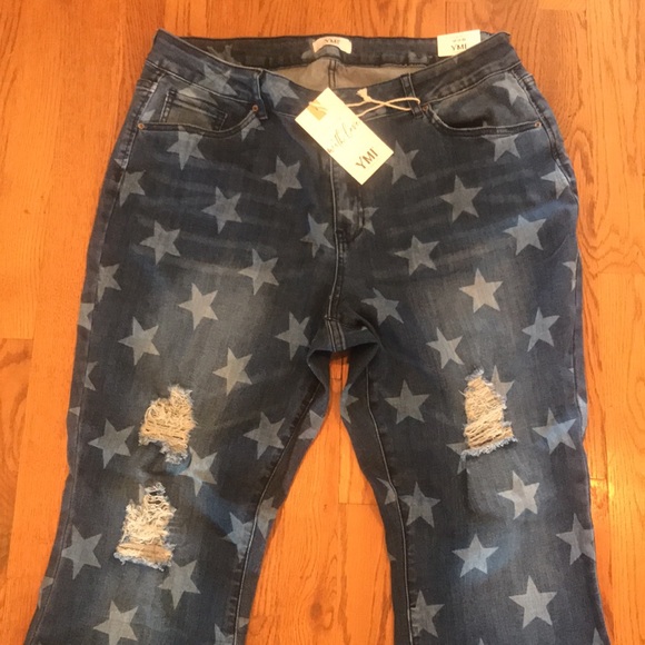 NWT Star High Rise Flare Jeans - Picture 4 of 5